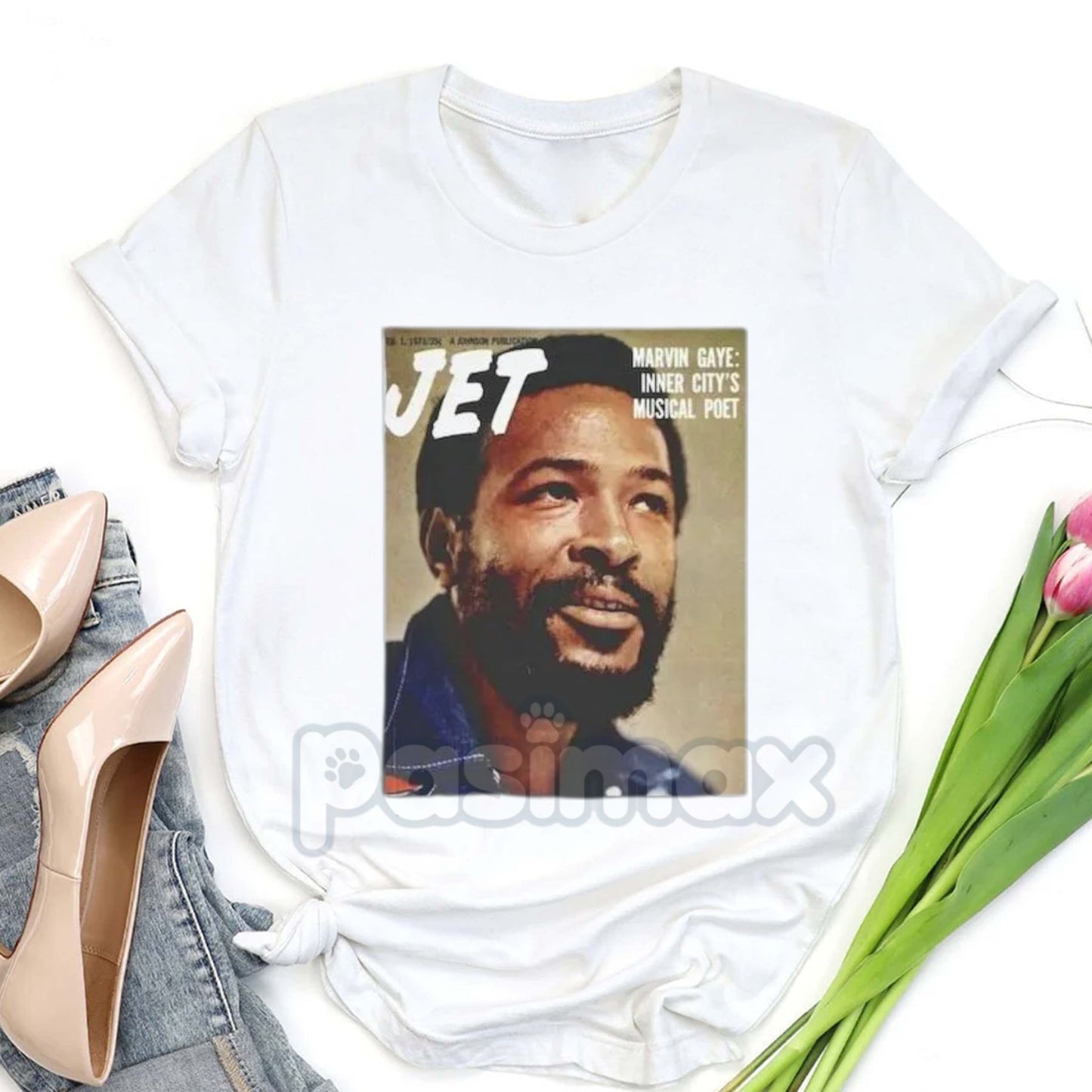 Marvin Gaye Abstract Paintings T-Shirt - Soul Music Legend Graphic Tee, Vintage Aesthetic Art Shirt, Unisex R&B Icon Apparel