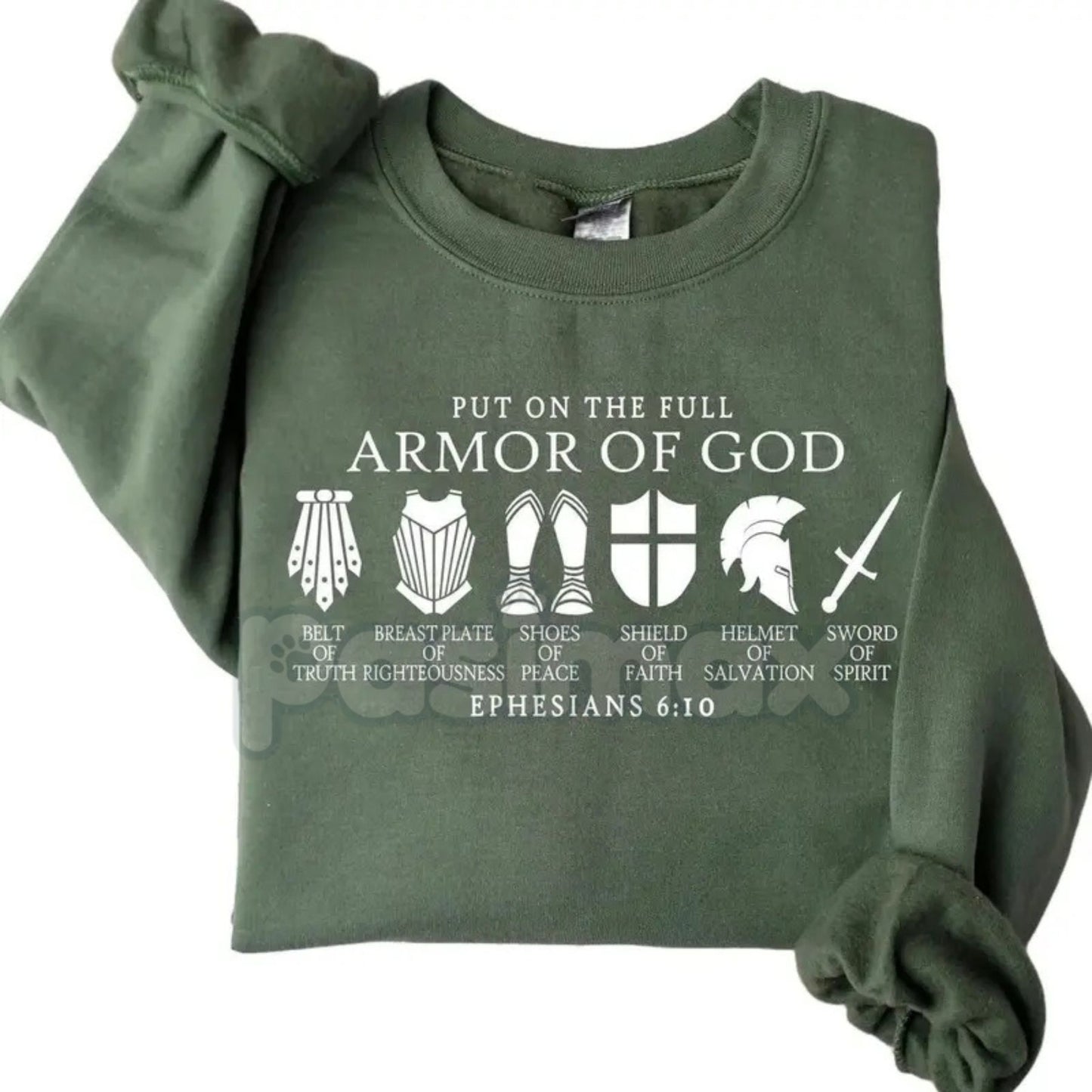 The Full Armor of God Sweatshirt – Daily Christian Uniform & Bible Verse Apparel