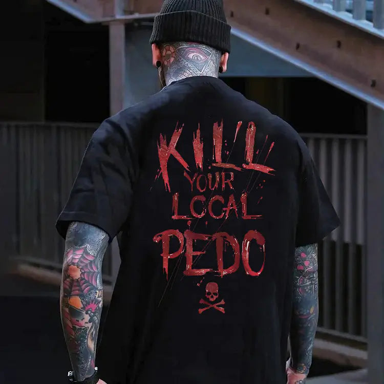 Bold Red Letter T-Shirt - High-Contrast Graphic Tee, Unisex Statement Slogan Shirt, Classic Black/White Red Print Apparel