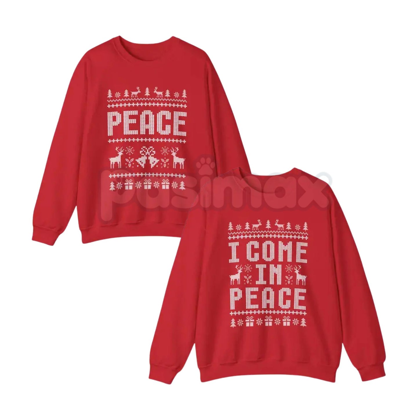 Funny Ugly Christmas Sweatshirts for Couples – Matching Holiday Humor Crewnecks