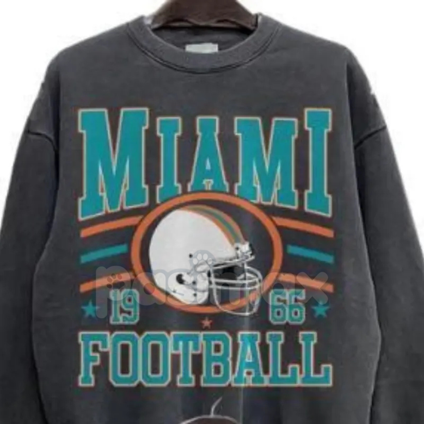 New Retro Style Varsity All Team Football Sweatshirt – Vintage Fan Crewneck