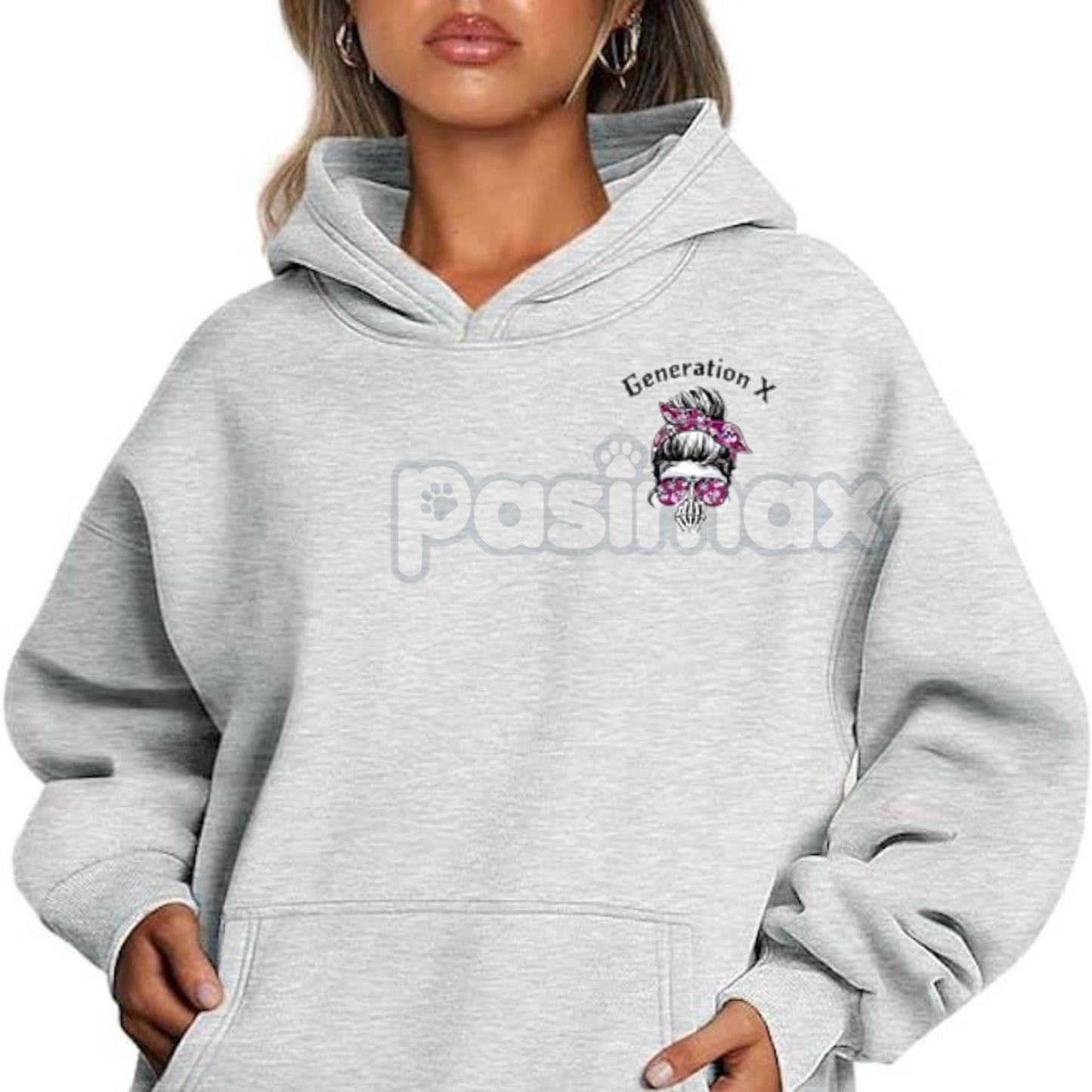 Generation Skull Hoodie – "Don't Try Me I'm The Bitch" Gen X Pullover, Attitude Apparel