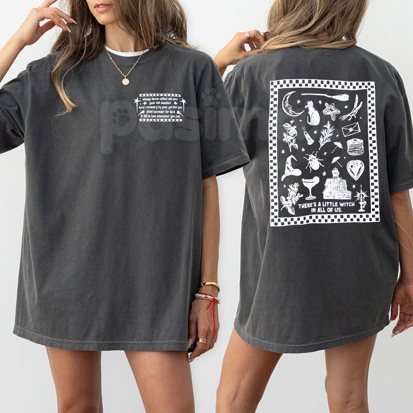 Practical Magic Shirt – Midnight Margaritas Witch Tee, Vintage Comfort Colors® Halloween Aesthetic