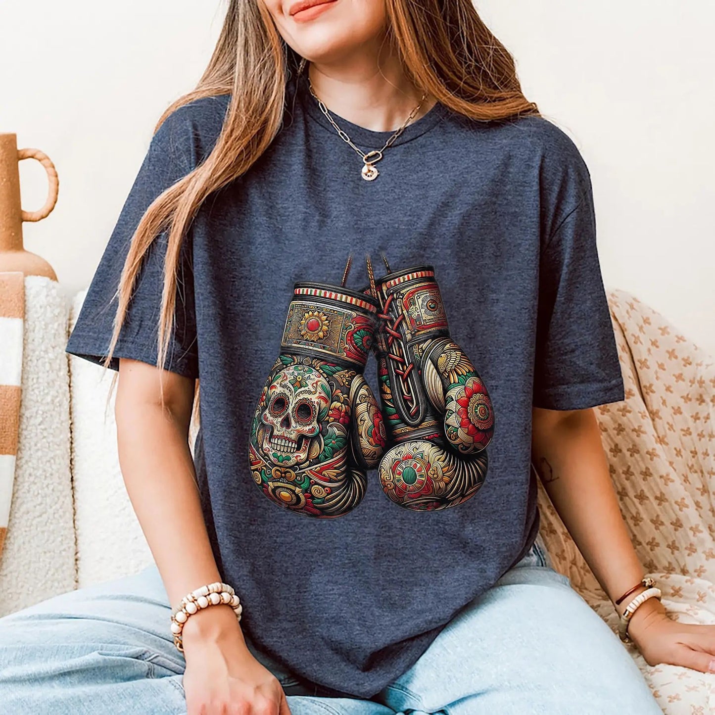 Aztec Mayan Fighter T-Shirt - Vintage Mexican Boxing Apparel, Bold Graphic Tee