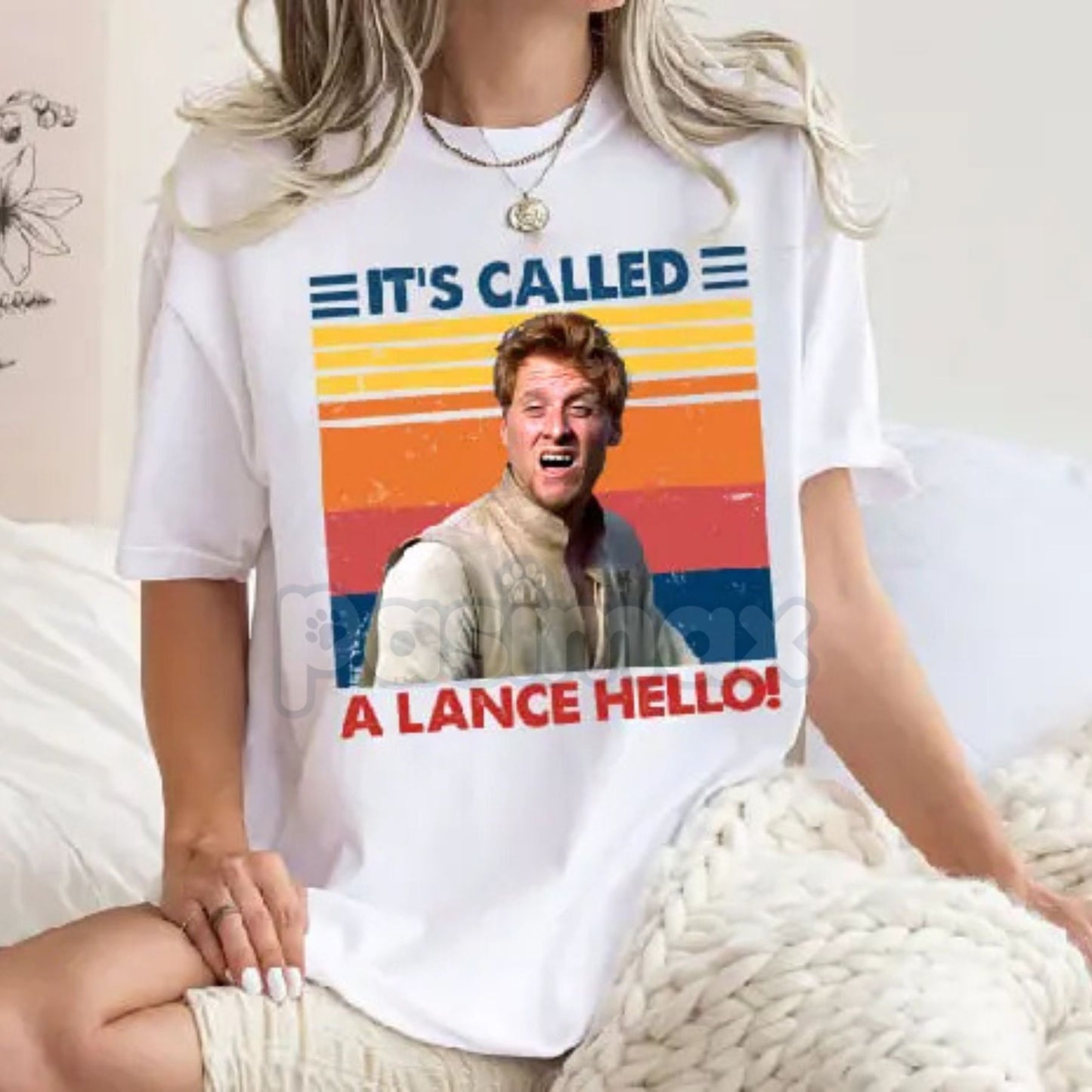 A Knight's Tale "It's Called A Lance, Hello" T-Shirt - Vintage Old Movie Quote Tee, Unisex Cult Classic Film Shirt, Retro Heath Ledger Apparel