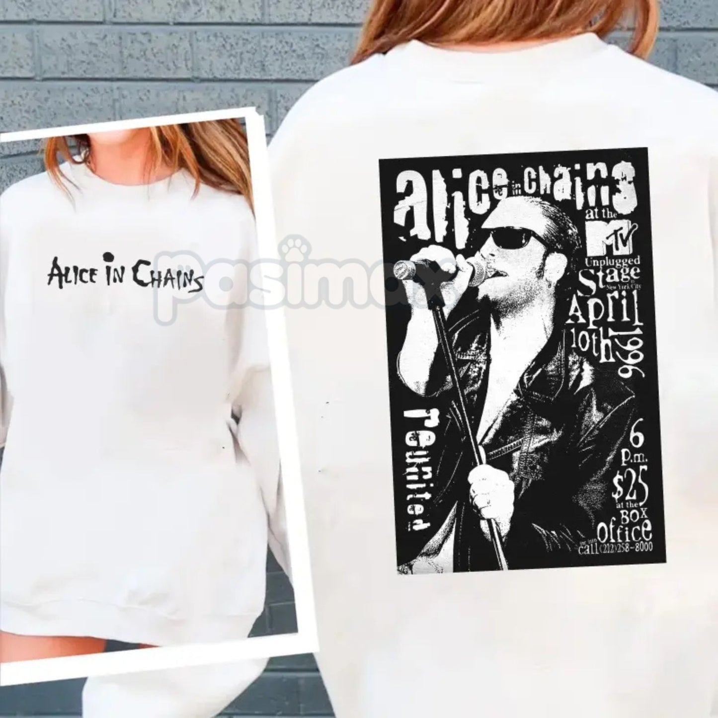 Alice in Chains Tee – Layne Staley Band Rock Music Grunge Graphic Shirt, Vintage Comfort Colors® Style