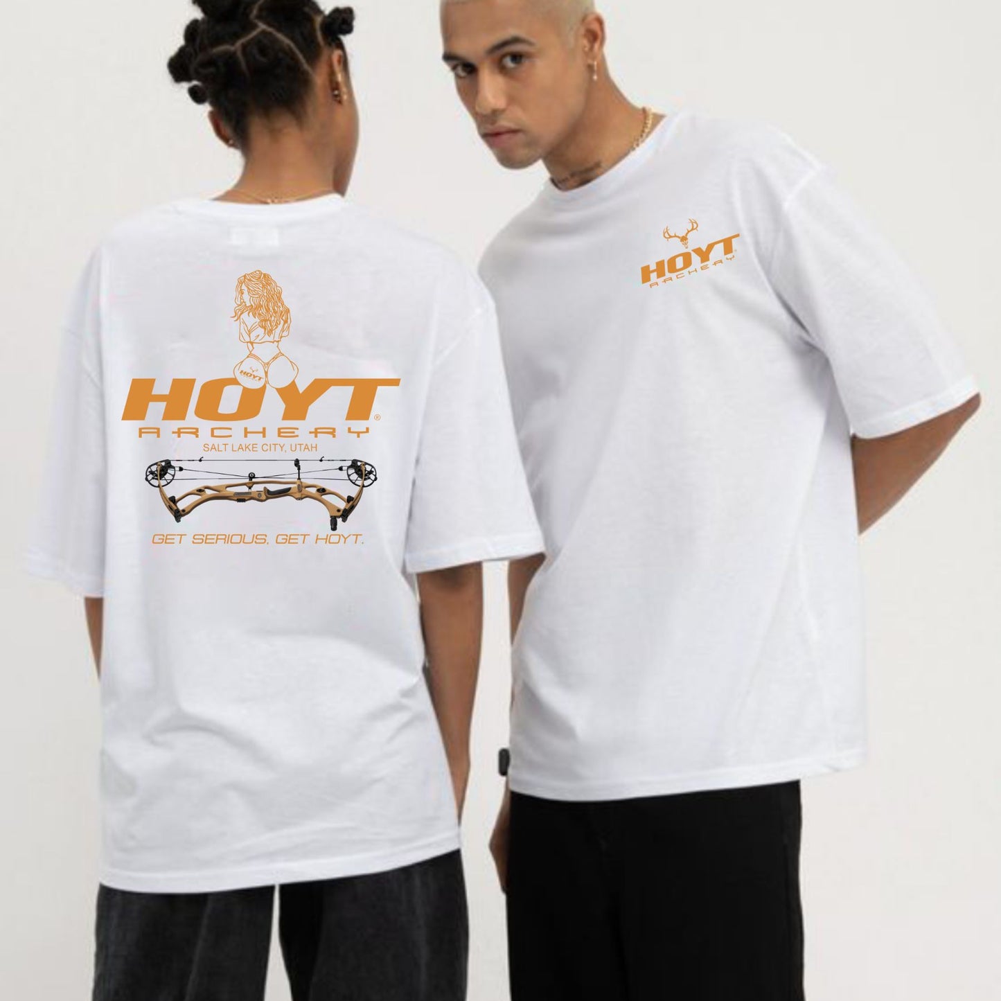 2025 "Sexy Girl" Hoyt Archery T-Shirt - Unisex Bowhunting Graphic Tee, Bold Fan Merch, Gift for Archery Lovers