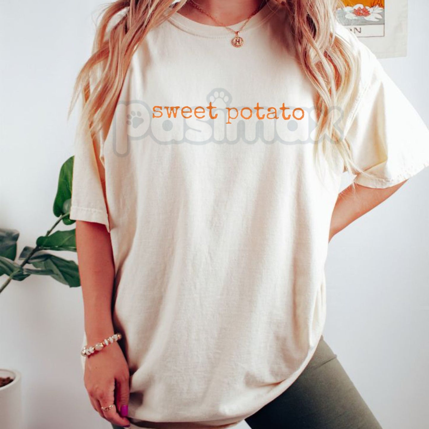 Comfort Colors® Matching Thanksgiving Shirt – Funny Couple T-Shirt, 'Sweet Potato' Family Holiday Tee