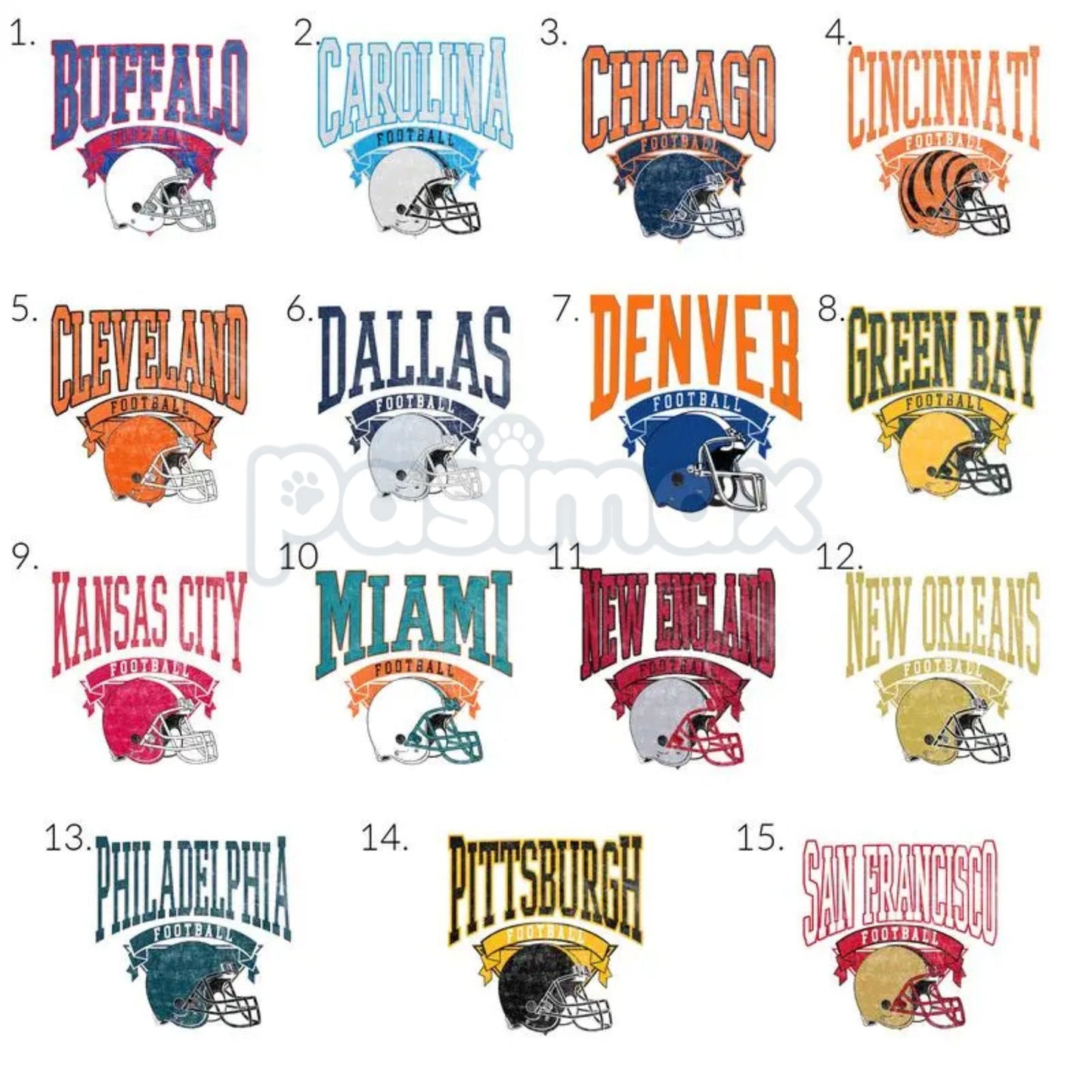 Vintage All 27 Team Football Sweatshirt – Nostalgic Hometown Crewneck in Ash Color