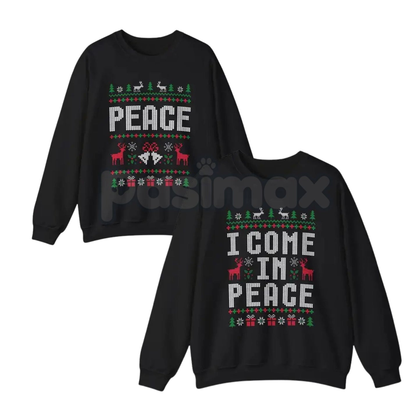 Funny Ugly Christmas Sweatshirts for Couples – Matching Holiday Humor Crewnecks