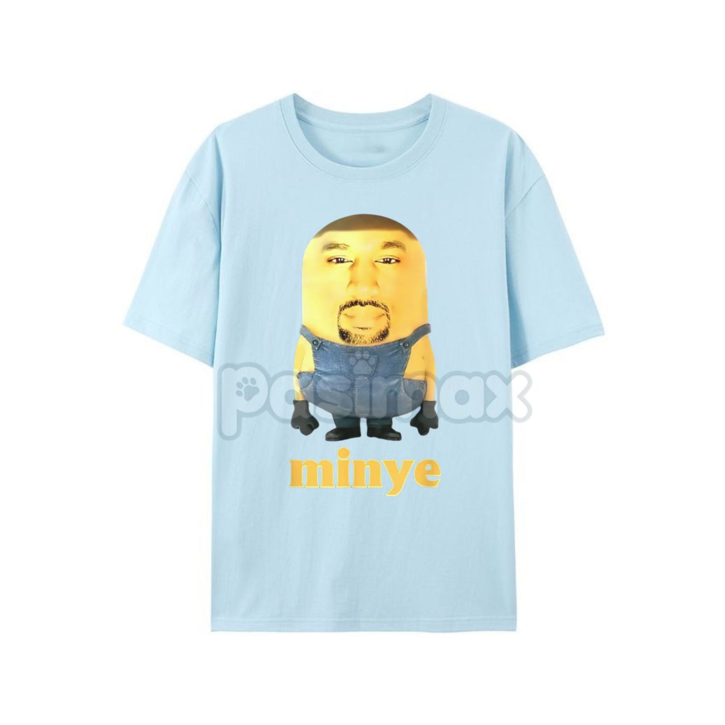 "Funny Minye" Cartoon Graphic Tee - Hip Hop Streetwear T-Shirt, Unisex Humor Top for Women & Men