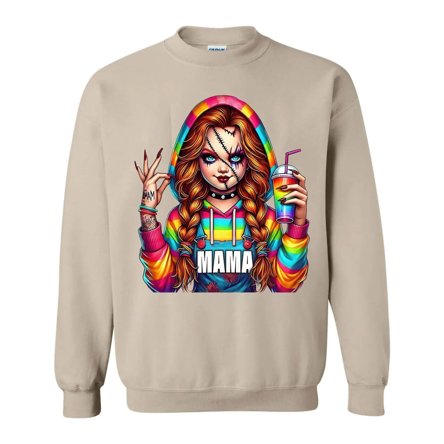 Halloween Spooky Mama Sweatshirt – Cool & Funny Mom Gift