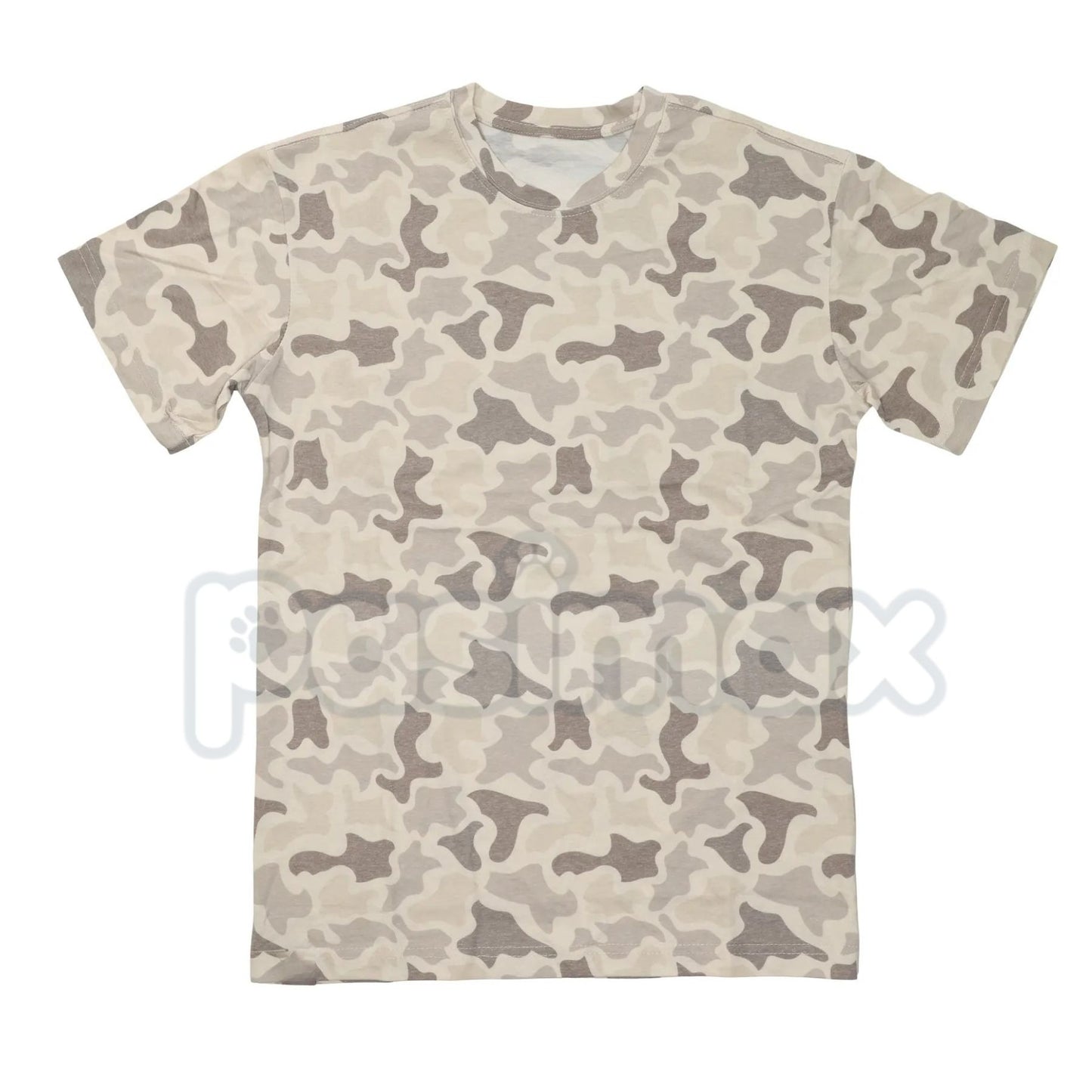 The Mad Hatter Camo Blank T-Shirt - Premium Camouflage Graphic Tee Base, Customizable Streetwear Blank