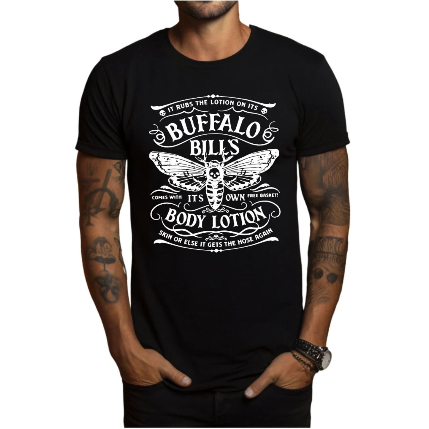 Buffalo Bill Halloween Tee - Scary Autumn Vibe, Horror Movie Fan T-Shirt
