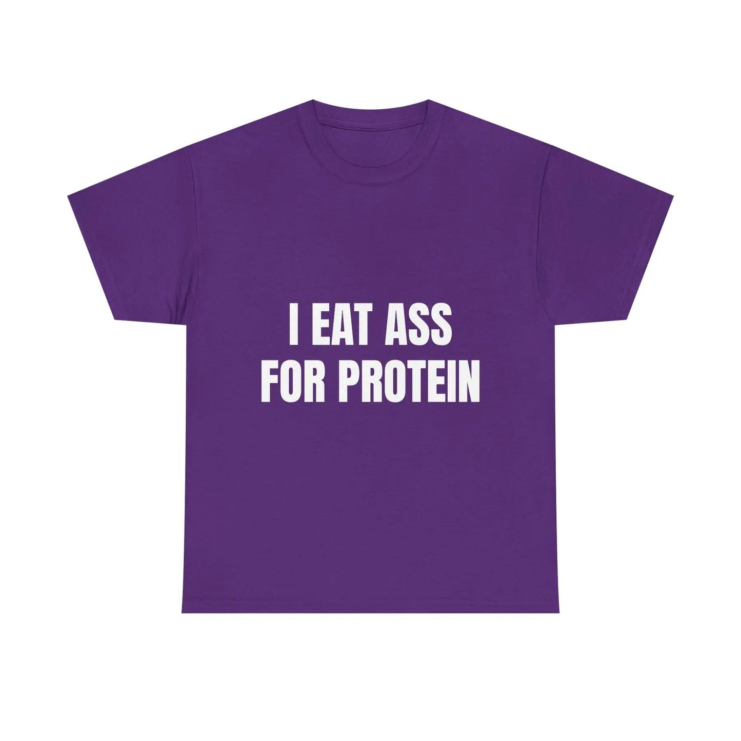 "I EAT THIS FOR PROTEIN" Funny T-Shirt - Viral Gym Shirt, Humorous Workout Tee