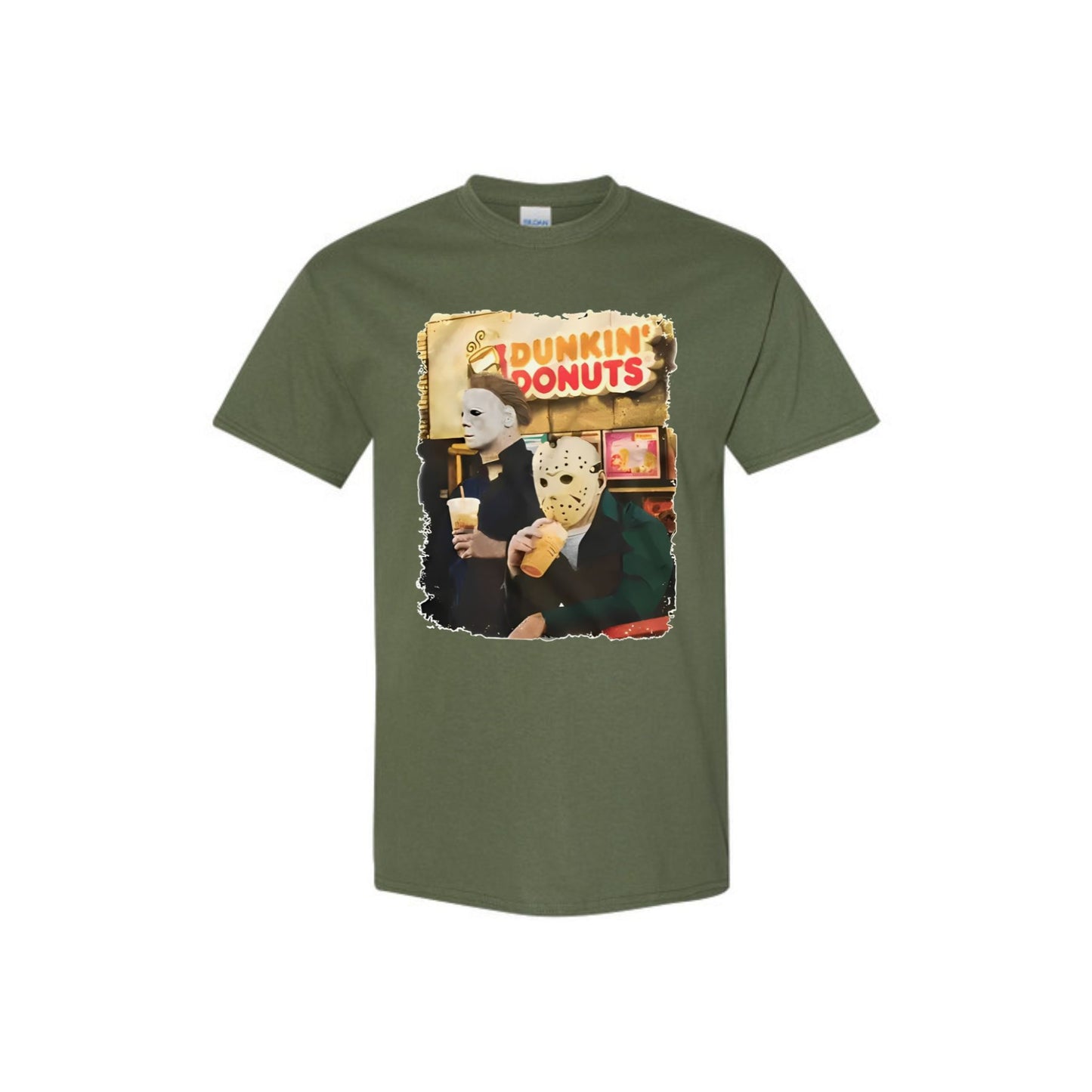 Vintage Horror Cartoon Halloween T-Shirt - Stylish Women's Spooky Top, Retro Gift Idea