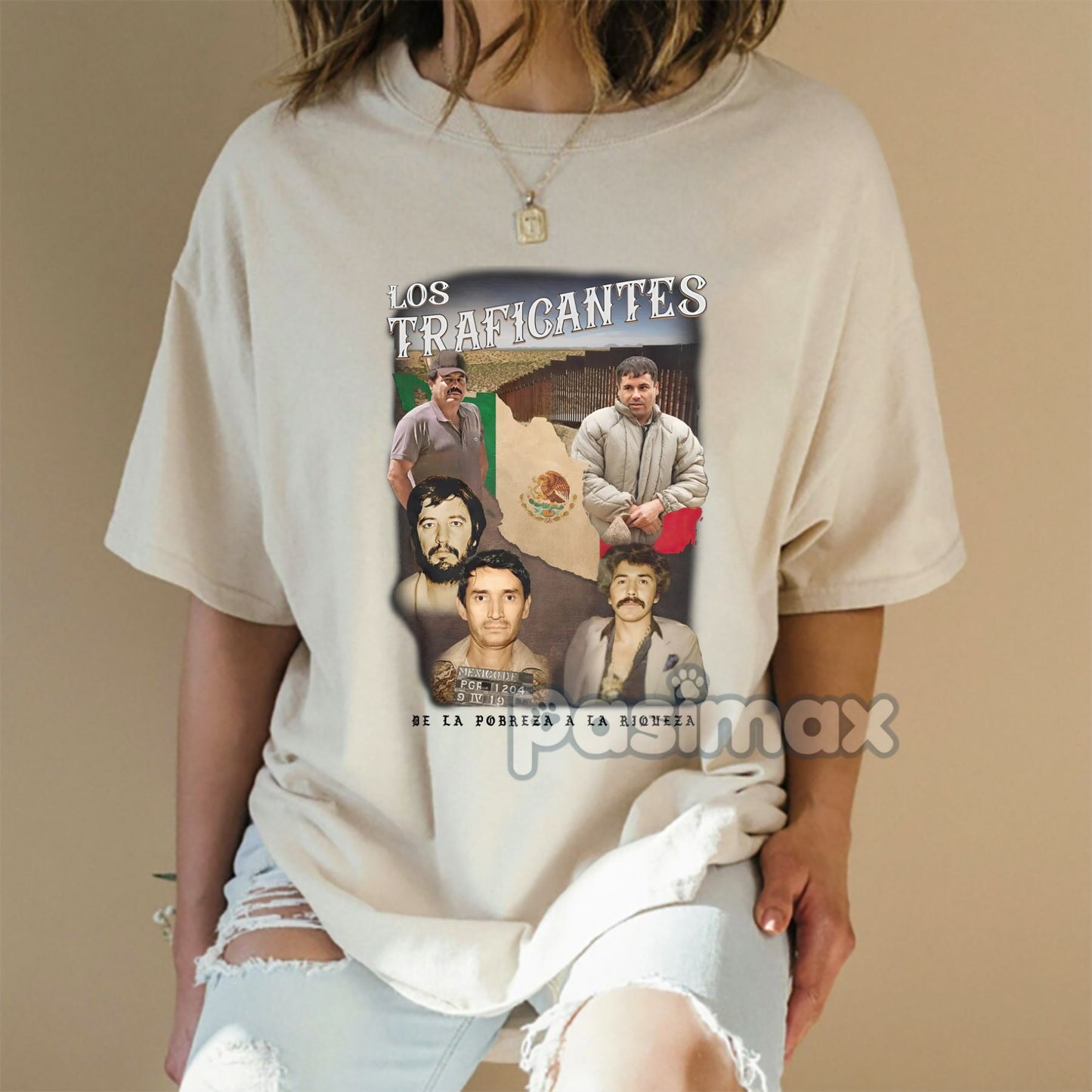 "Los Traficantes" T-Shirt - Edgy Humor Graphic Tee, Bold Statement Apparel