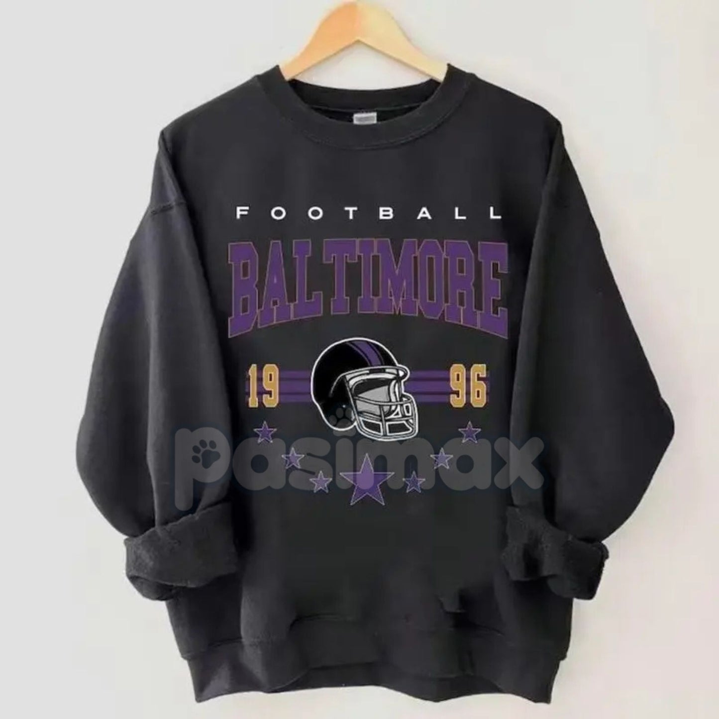 Vintage 90s All Team Football Sweatshirt – Retro Unisex Fan Gift Sweater
