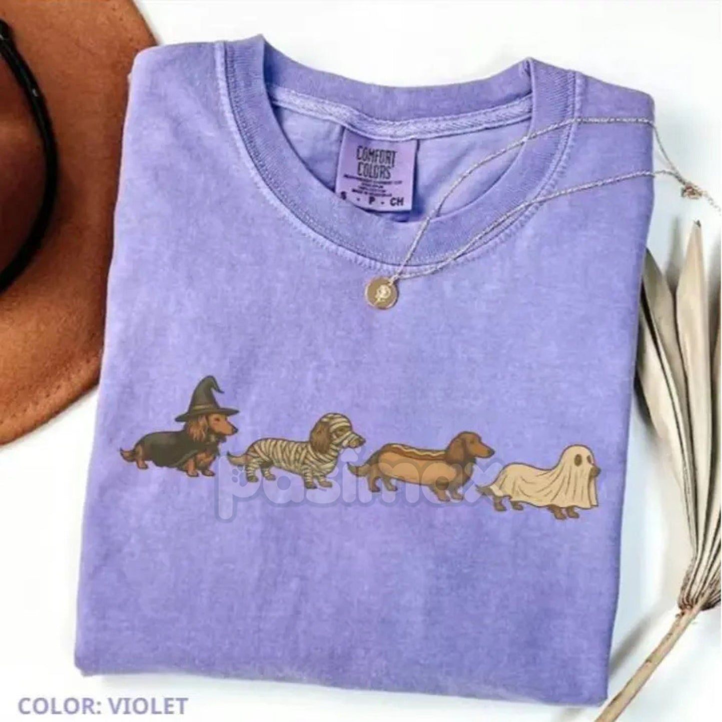 Comfort Colors® 'Honk Nation' Retro Graphic T-Shirt – Vintage Art Dachshund Streetwear, Unbothered Dog Lover Tee