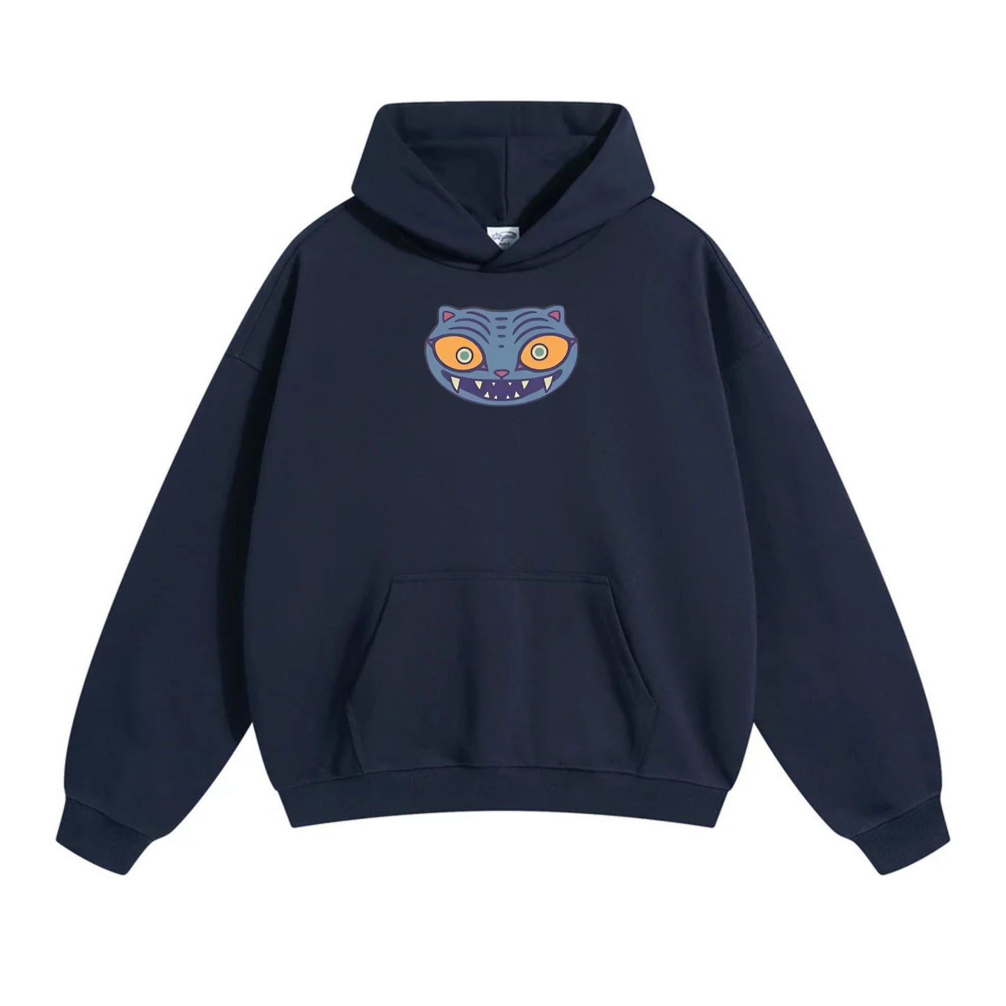 Derpy Tiger Zoey Hoodie – Cute & Funny Animal Graphic Pullover, Adorable Unisex Gift
