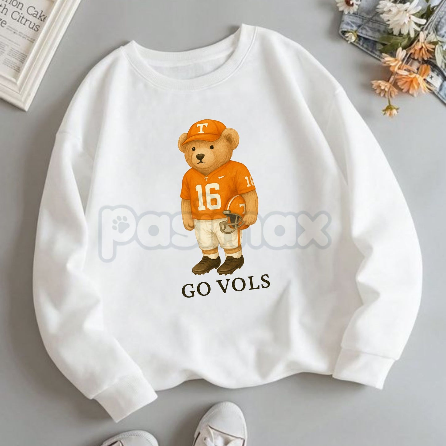 All Team College Football Teddy Bear Sweatshirt – Retro Mascot Graphic Crewneck