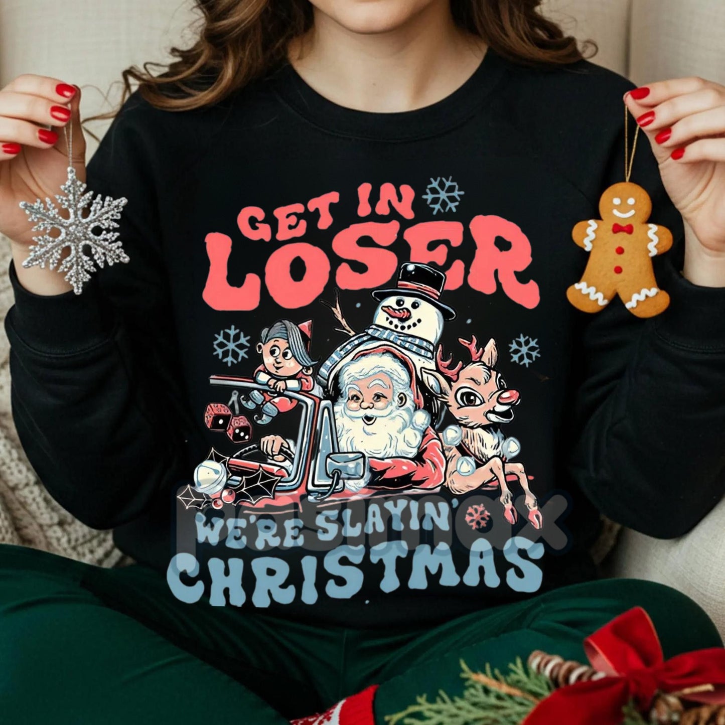 Rudolph and Friends Xmas Sweatshirt – Iconic Red Nosed Reindeer Holiday Crewneck