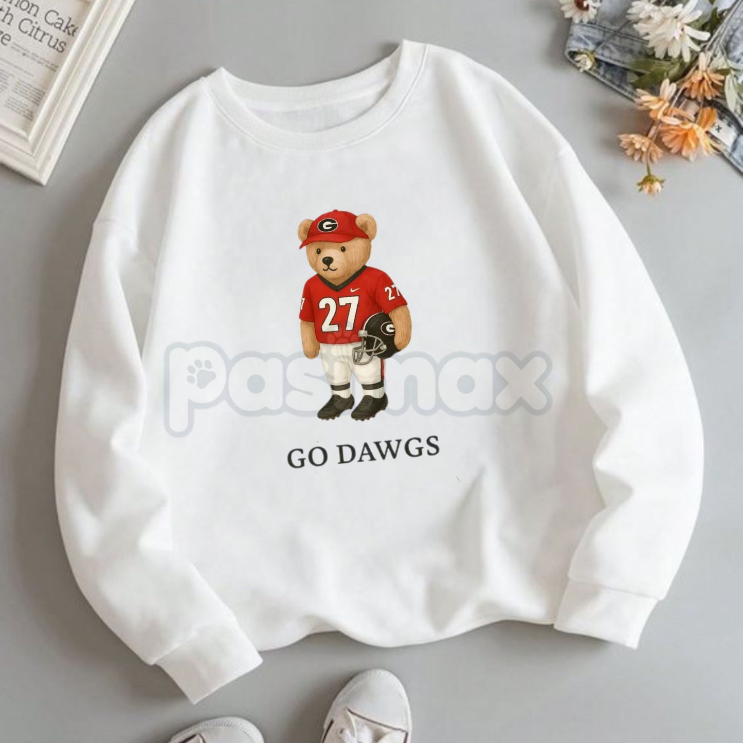 All Team College Football Teddy Bear Sweatshirt – Retro Mascot Graphic Crewneck