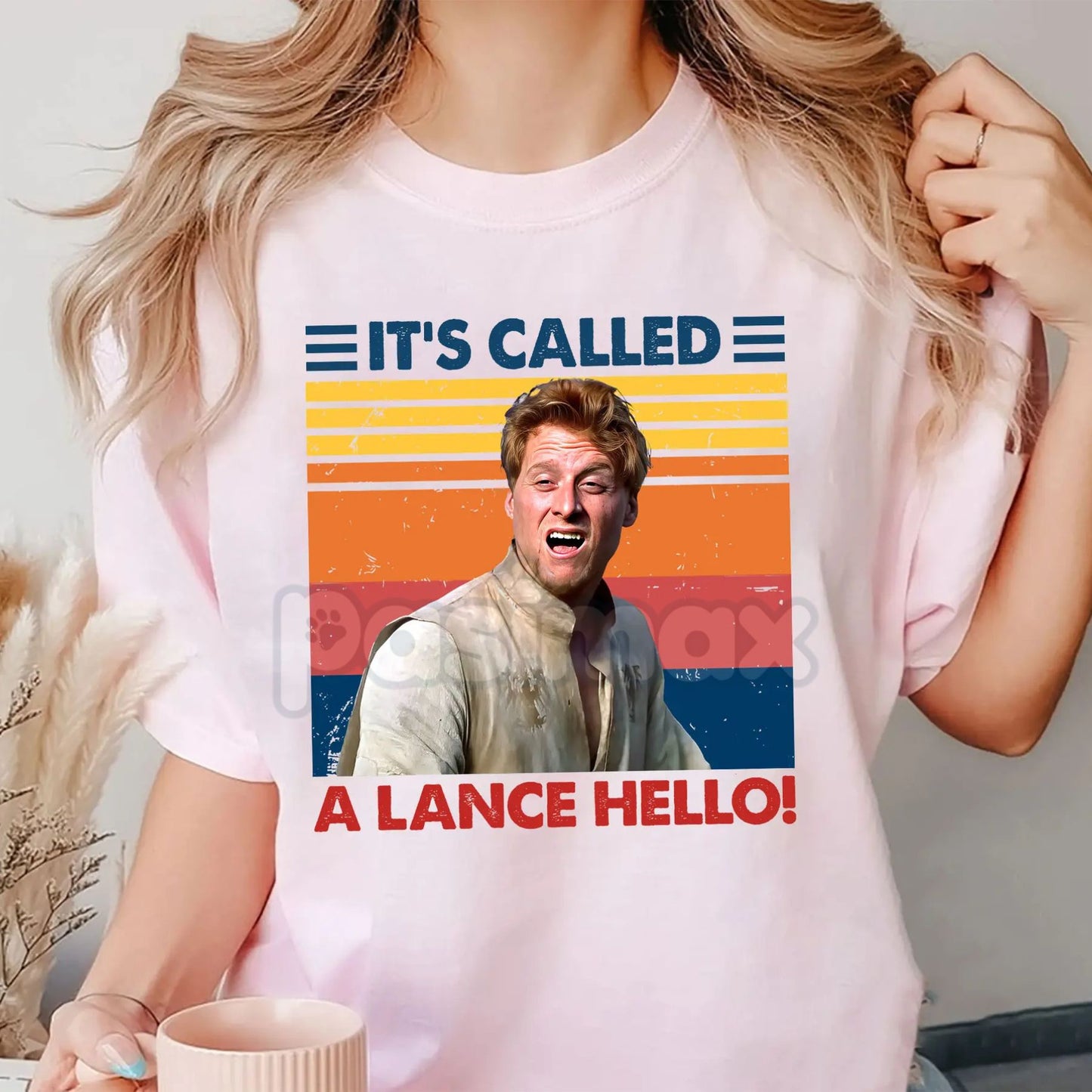 A Knight's Tale "It's Called A Lance, Hello" T-Shirt - Vintage Old Movie Quote Tee, Unisex Cult Classic Film Shirt, Retro Heath Ledger Apparel-Pasimax