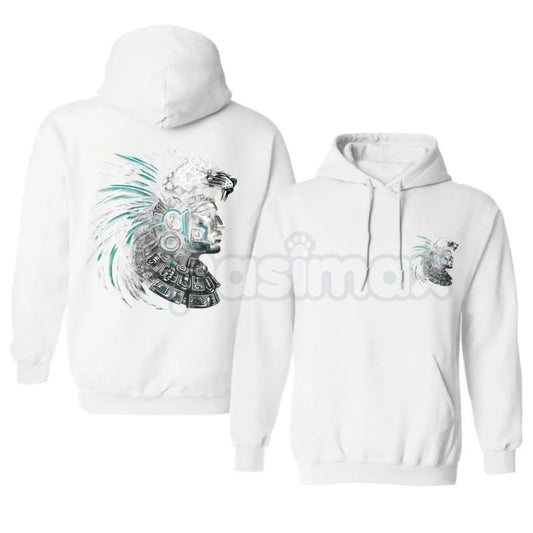 Aztec Art Chicano Graphic Oversized Hoodie – Indigenous Mex Clothes Pullover, Unisex Cultural Streetwear-Pasimax