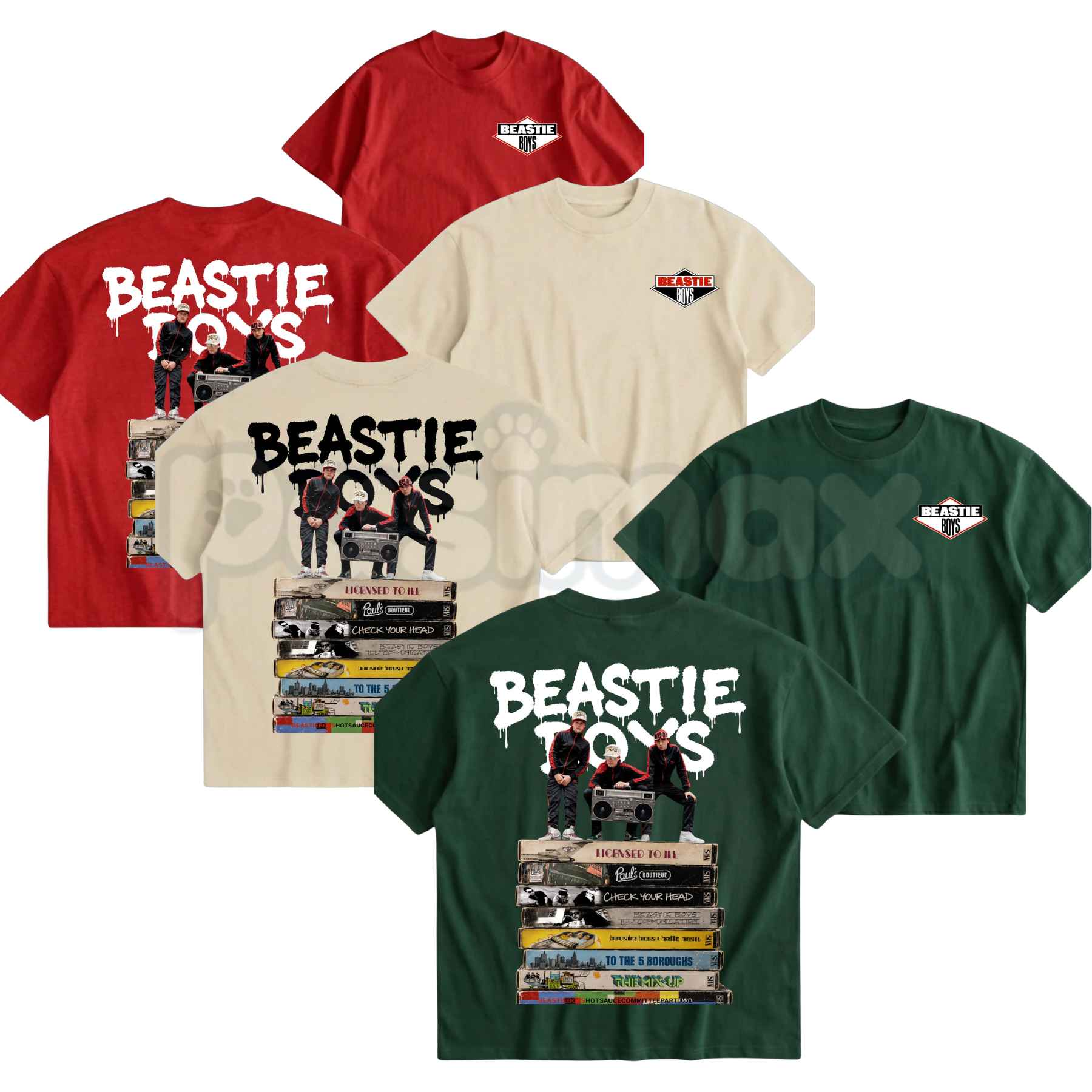 Beastie Boys Vintage Album Hip Hop Band Tee – Pasimax