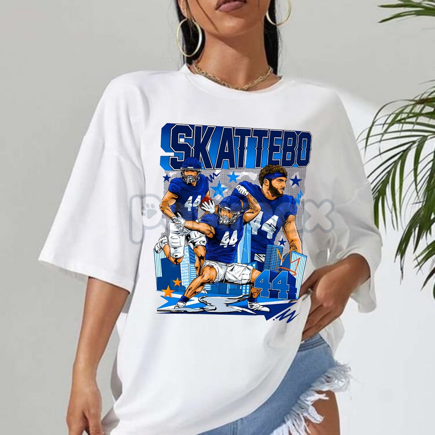 Cam Skattebo New York Giants Graphic T-Shirt - ASU Sun Devils RB Rookie Tee, "The Truck" Football Apparel-Pasimax