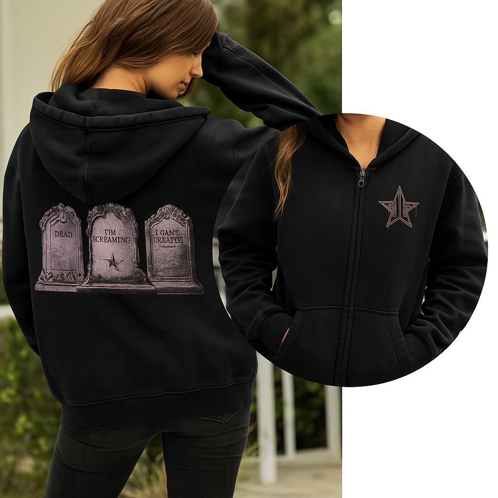 Tombstone Zip-Up Hoodie – Wyatt Earp Western Movie Apparel, Iconic Film Quote Pullover, Unisex