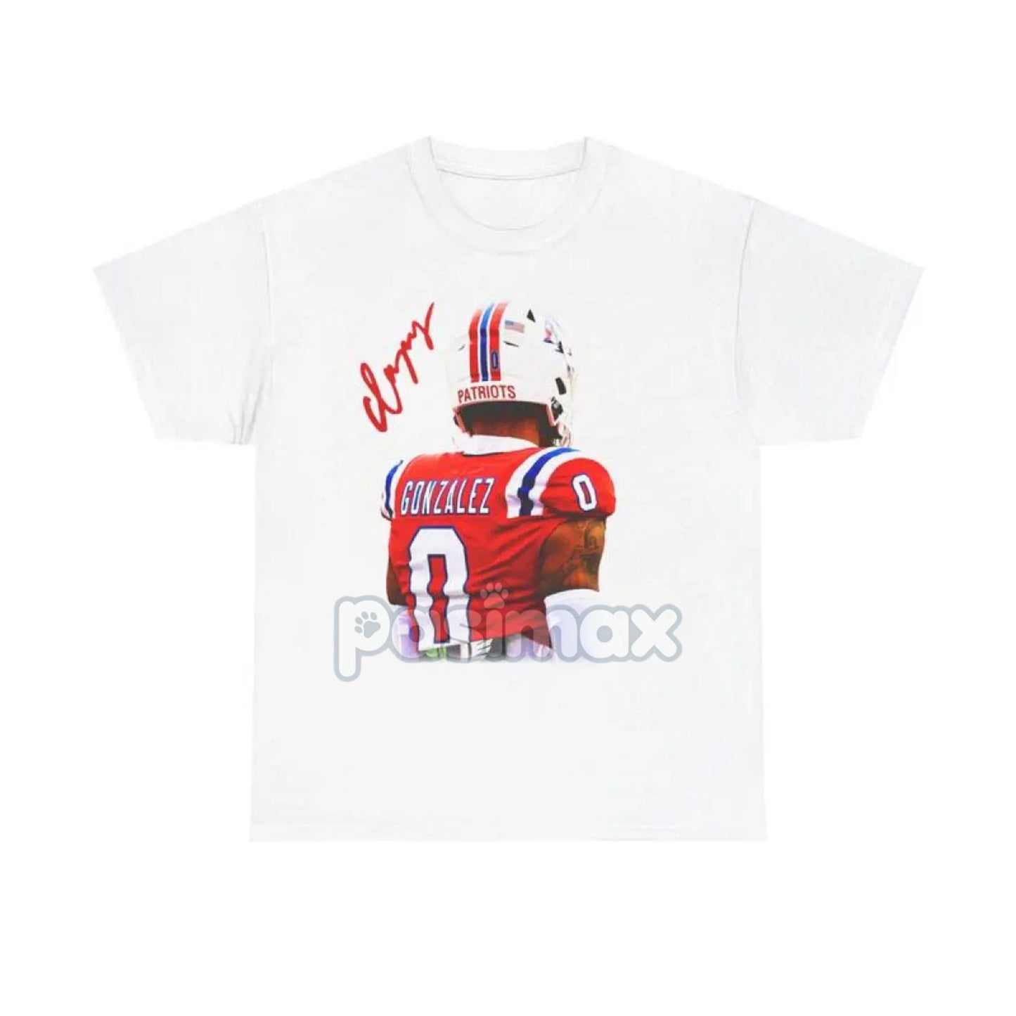 Christian Gonzalez T-Shirt - Patriots Cornerback Graphic Tee, Future of the Defense Apparel-Pasimax