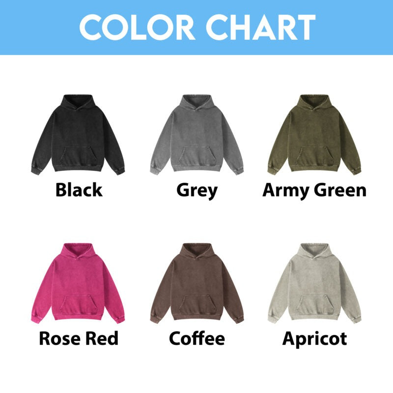 Retro Cowboy Killers Washed Hoodie – Vintage Aesthetic Graphic Pullover, Western Streetwear Style