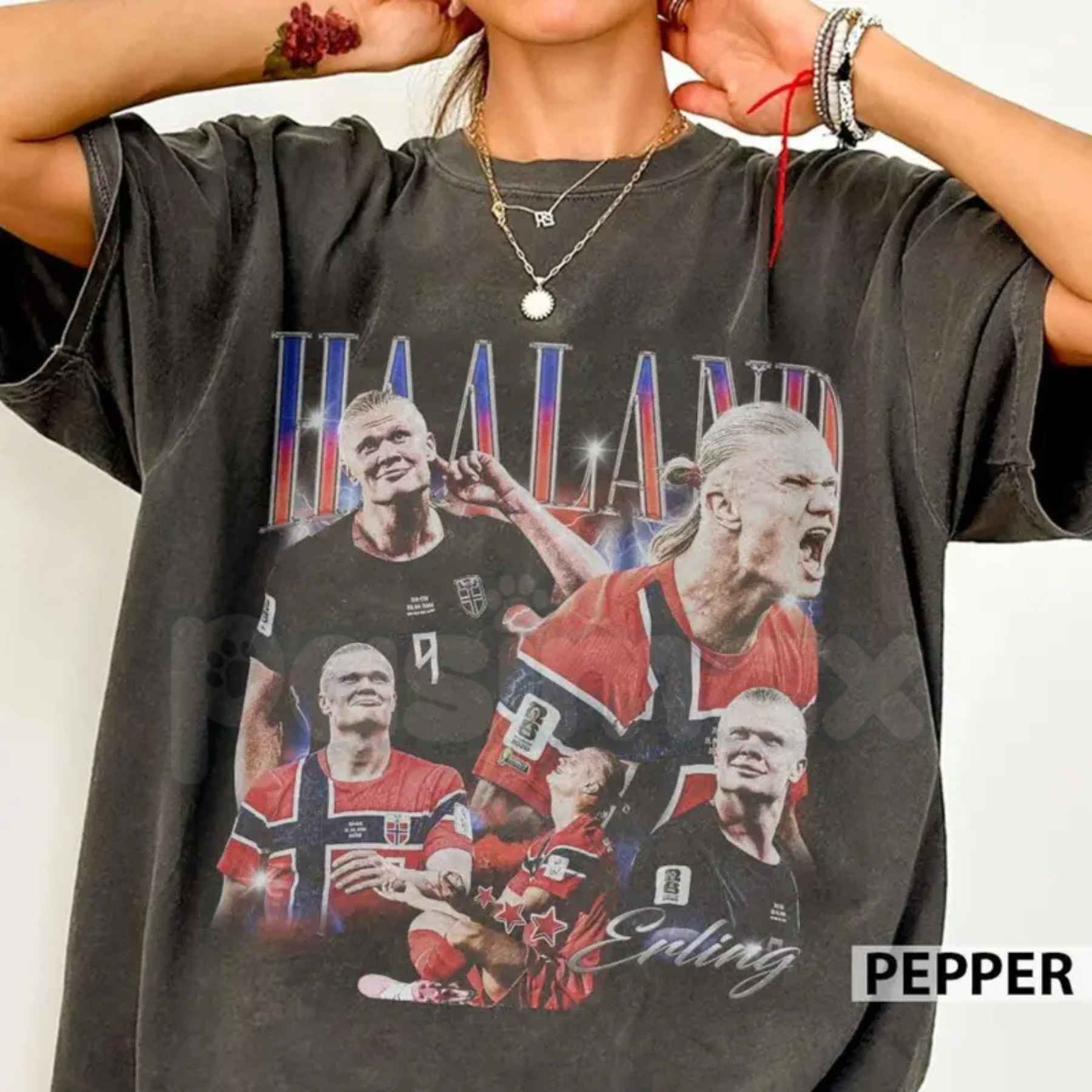 Erling Soccer Y2K Graphic Comfort Colors Tee – Pasimax