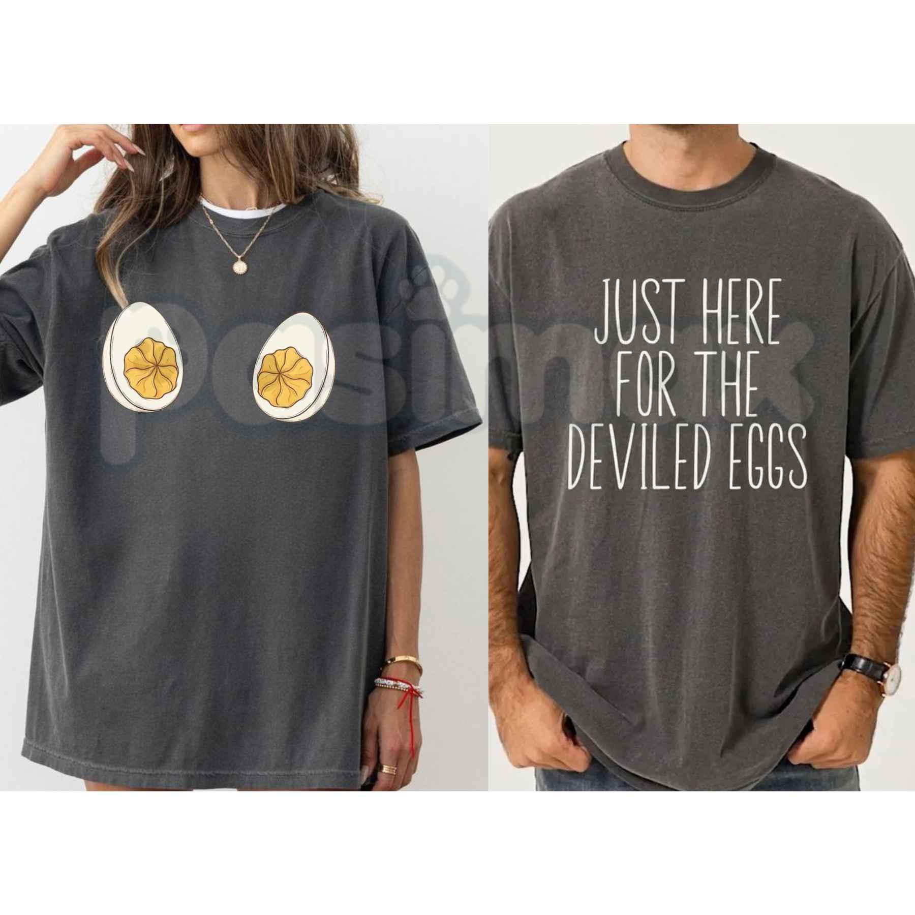 Funny Deviled Eggs Couples Holiday Comfort Tee – Pasimax