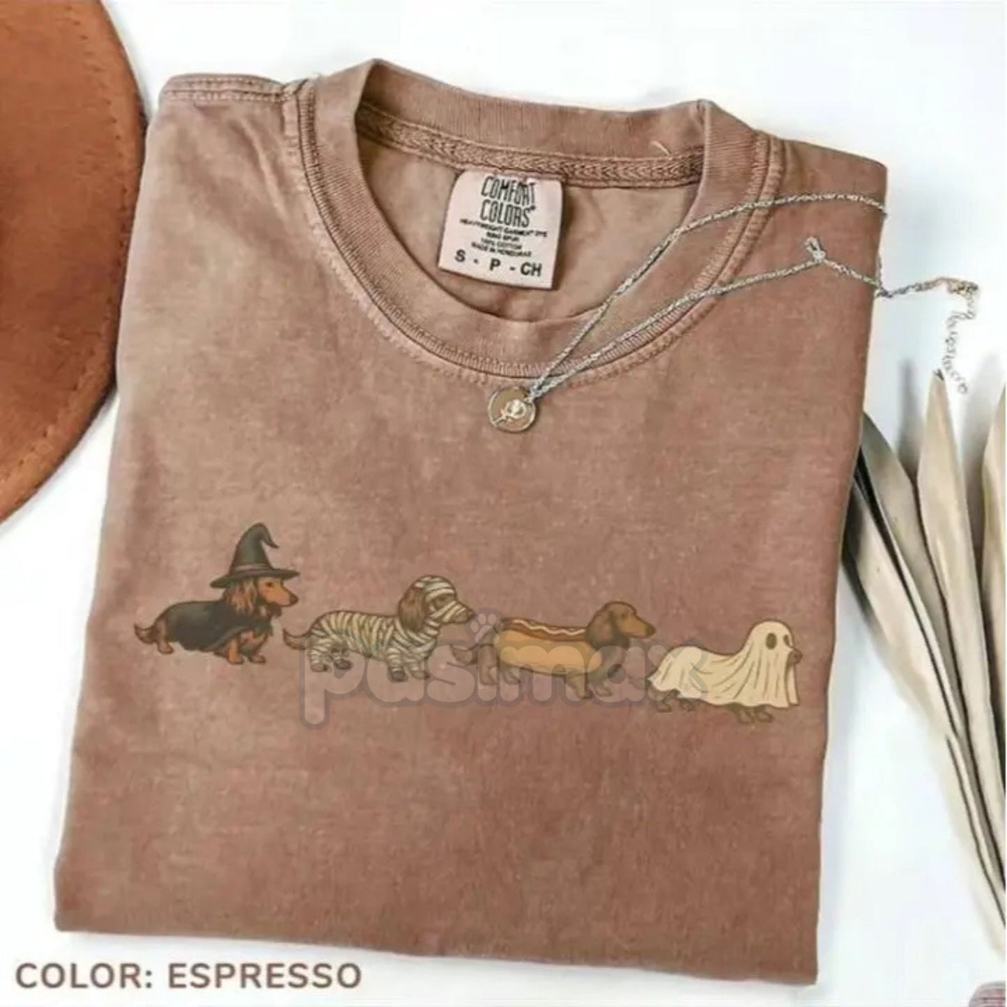 Comfort Colors® 'Honk Nation' Retro Graphic T-Shirt – Vintage Art Dachshund Streetwear, Unbothered Dog Lover Tee-Pasimax