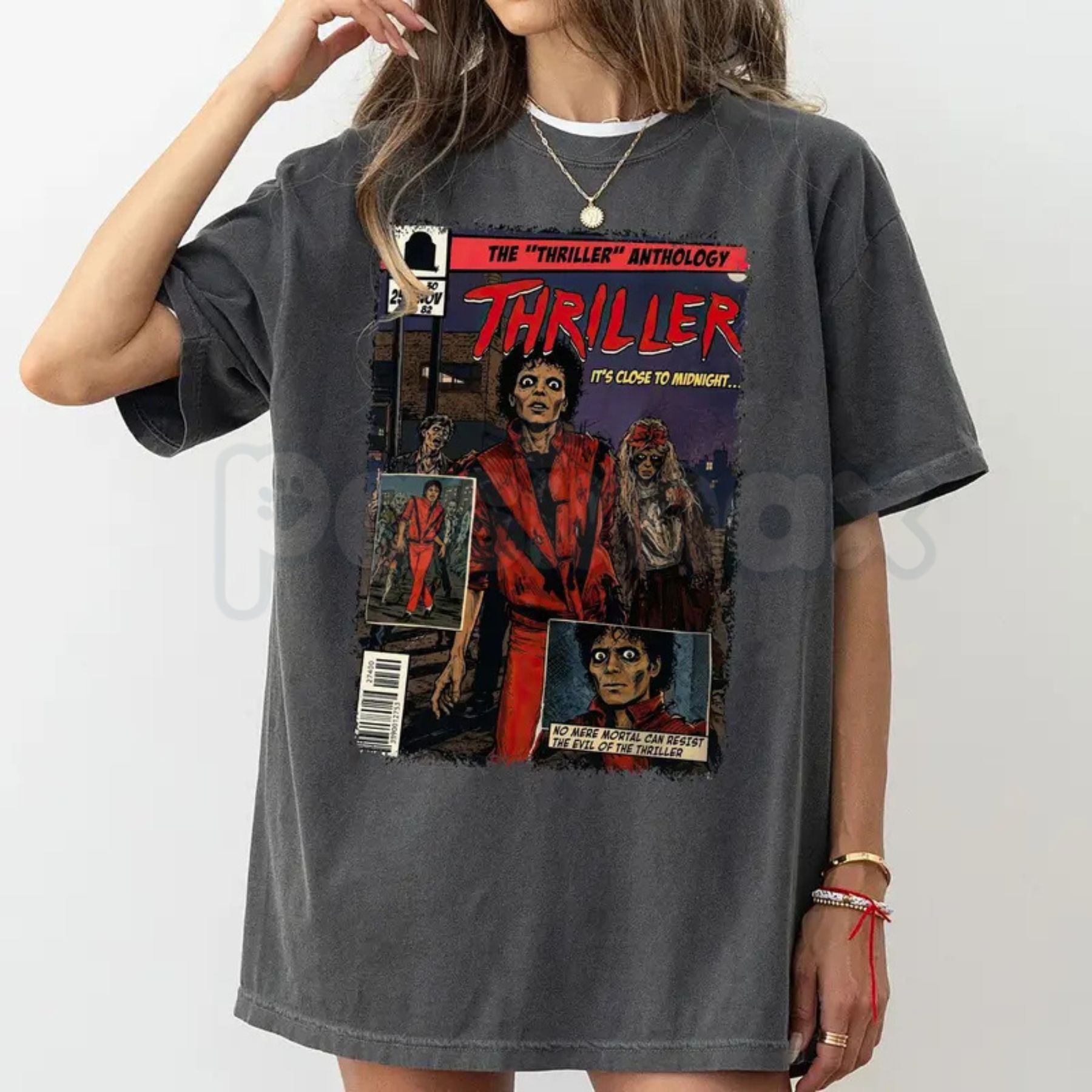 Vintage Michael Jackson Comic Graphic Comfort Colors Tee – Pasimax
