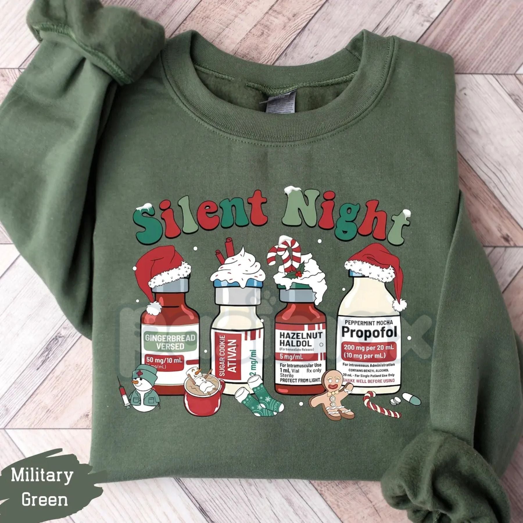 Compassionate Nurse Christmas Sweatshirt | Medical Staff Holiday