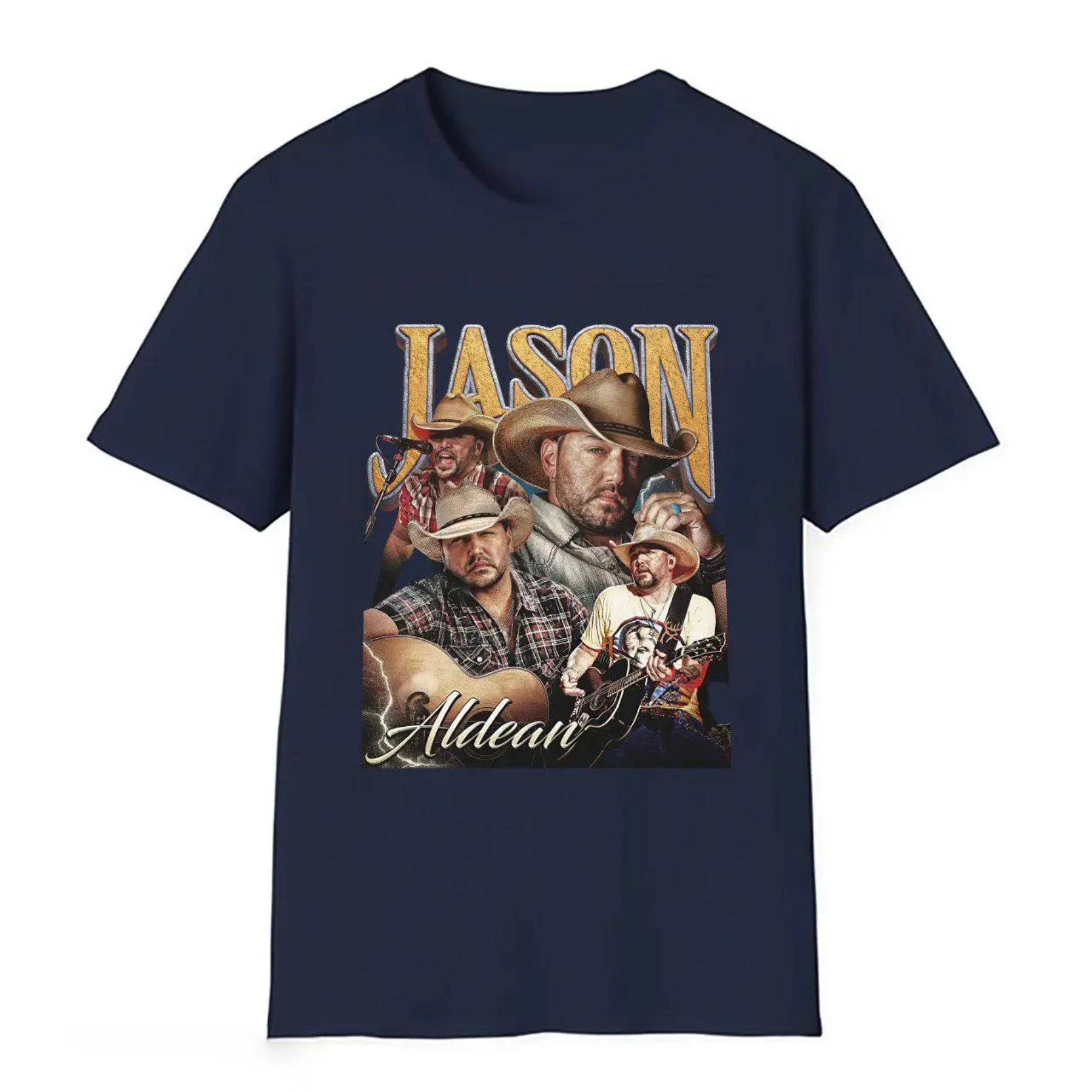 Country Tour Cowboy T-Shirt - Vintage Concert Graphic Tee, Retro Country Music Apparel-Pasimax