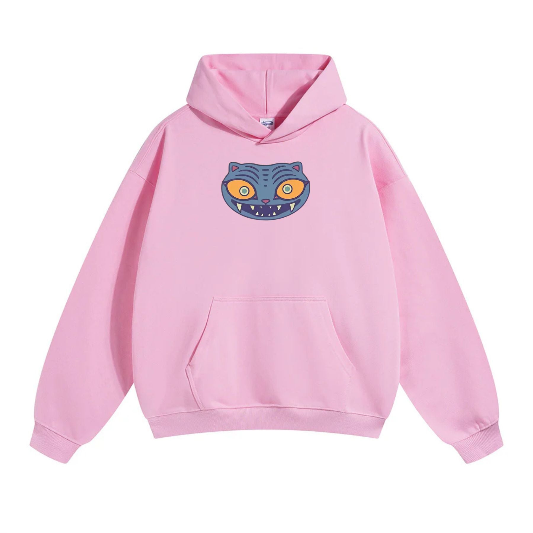 Derpy Tiger Zoey Hoodie – Cute & Funny Animal Graphic Pullover, Adorable Unisex Gift-Pasimax