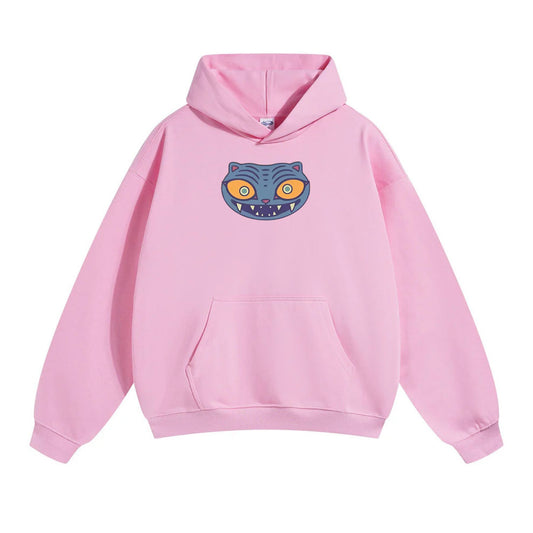 Derpy Tiger Zoey Hoodie – Cute & Funny Animal Graphic Pullover, Adorable Unisex Gift-Pasimax