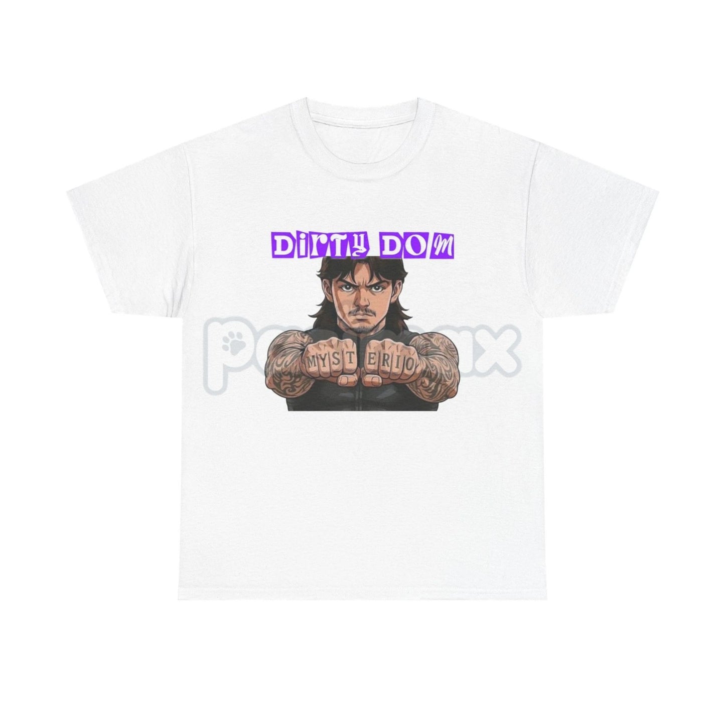 "Dirty Dom" Trendy T-Shirt - WWE Dominik Mysterio Graphic Tee, Funny Wrestling Slogan Shirt, Unisex Sports Entertainment Apparel-Pasimax