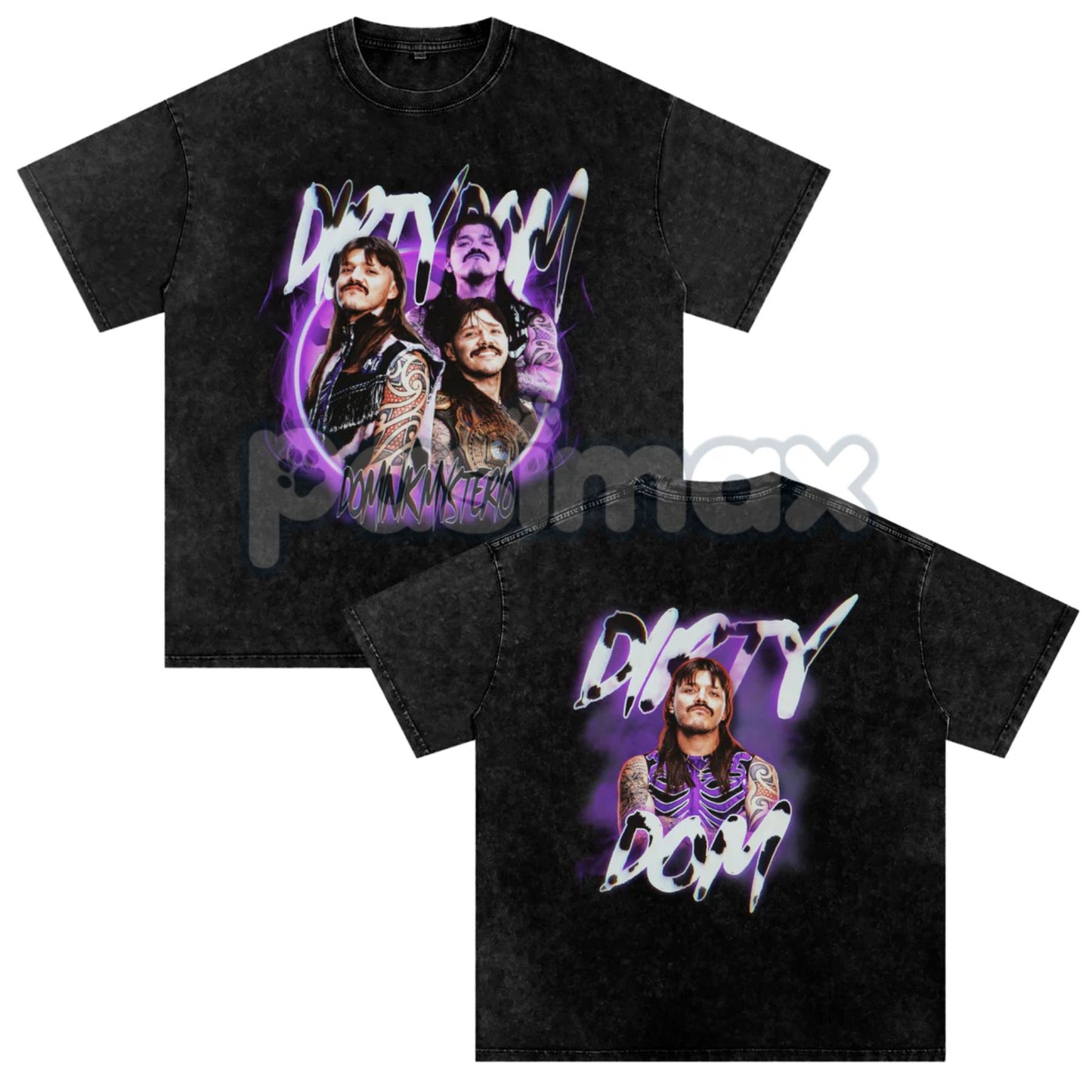 Dominik Mysterio "Dirty Dom" Vintage T-Shirt – WWE The Judgment Day Retro Graphic Tee-Pasimax