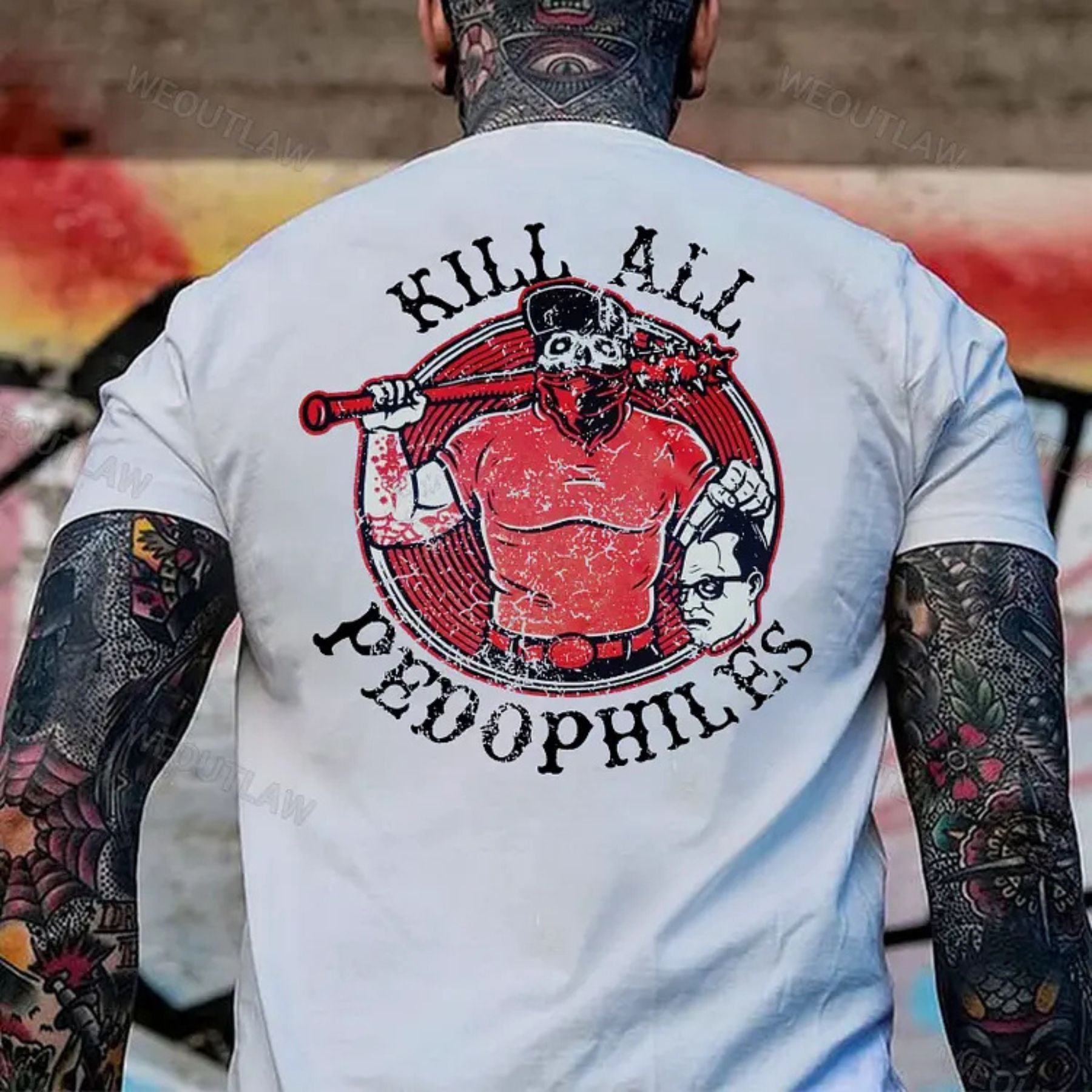 "End All Pedo" Print Shirt - Anti-Abuse Advocate Apparel, Unisex Statement Tee-Pasimax