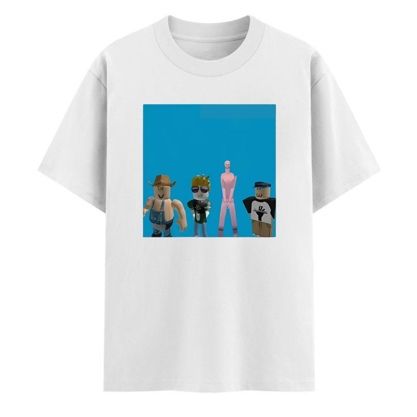 Funny Roblox T-Shirt - Fashion Cotton Gaming Tee, Unisex Style for Men & Women-Pasimax