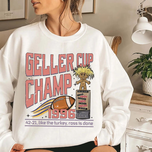 Geller Bowl Friendsgiving Sweatshirt – The Friends TV Show Thanksgiving Top-Pasimax