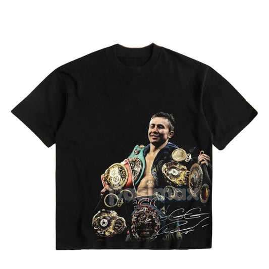 Gennady "GGG" Golovkin Undisputed Champion T-Shirt - Triple G Boxing Fight Night Menswear-Pasimax