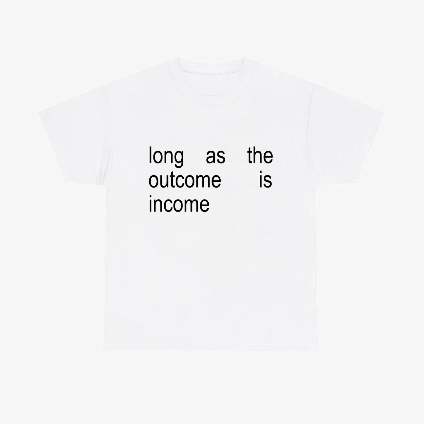 "INCOME" T-Shirt - Motivational & Aspirational Tee, Entrepreneur's Mindset Apparel-Pasimax