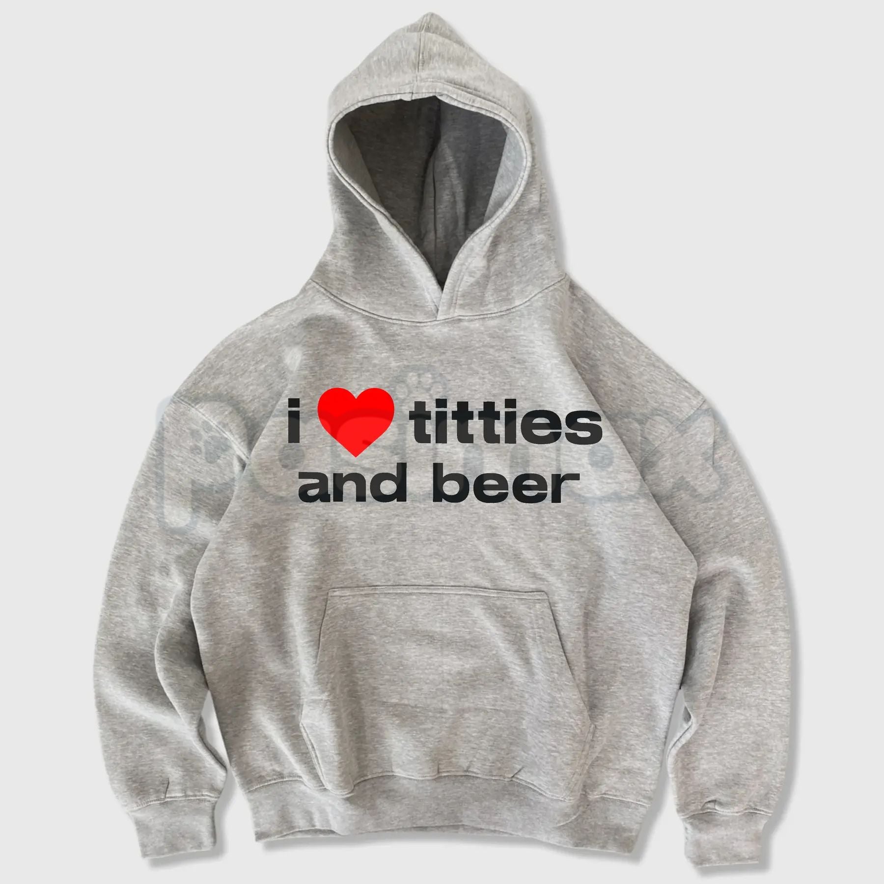 I Love Titties and Beer Funny Adult Hoodie – Pasimax